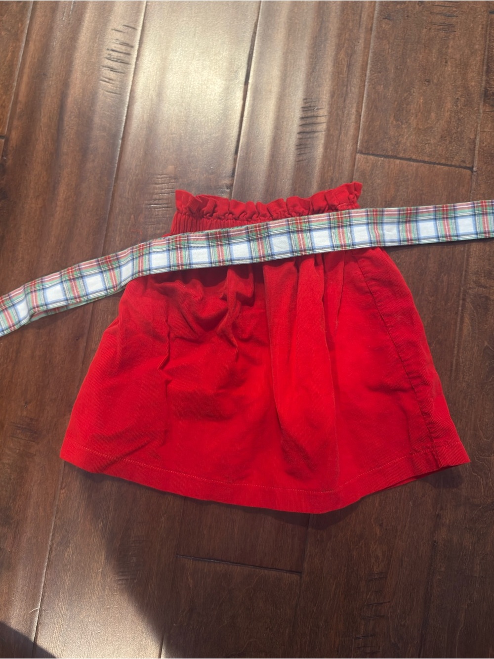 Girls Fine Wale Corduroy Skirt with belt (7)